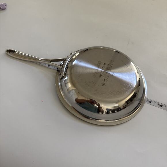 CALPHALON Stainless Steel 8" Frying Pan 1388 Omelette - Picture 10 of 10